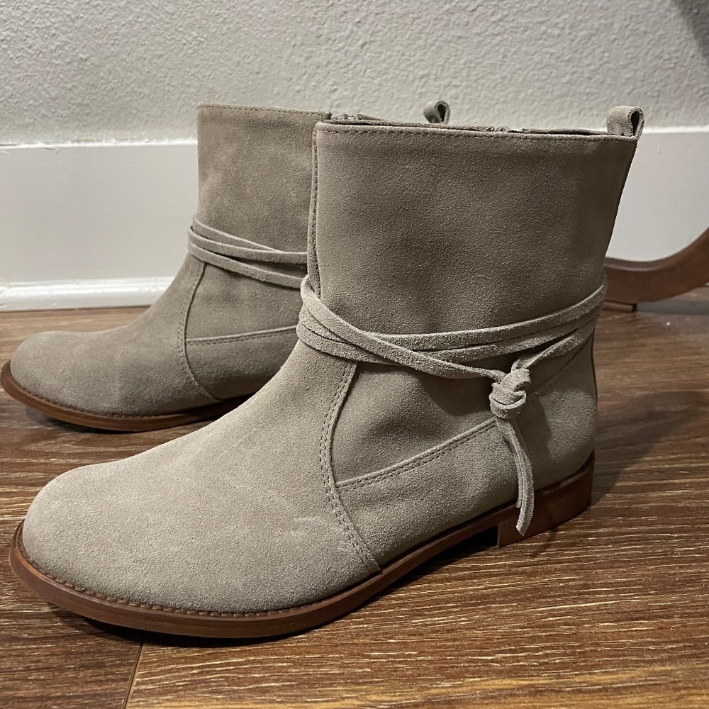 Garnet Hill Angelica Suede New Boots Italy New